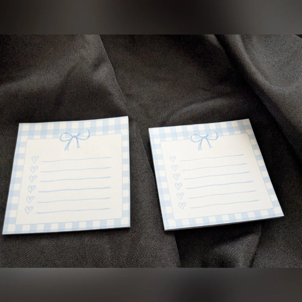 Blue Decorative Note Cards for Parties